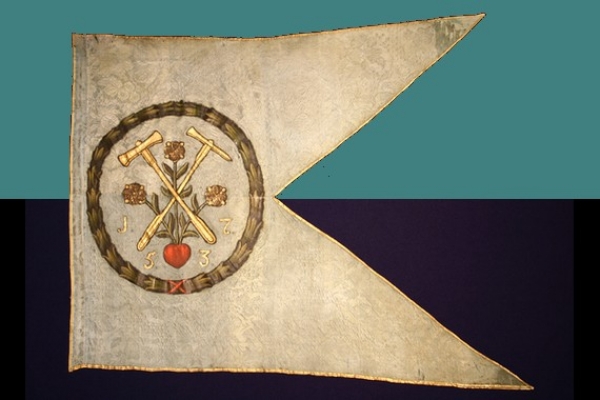 Zástava rožňavského baníckeho cechu, 1753