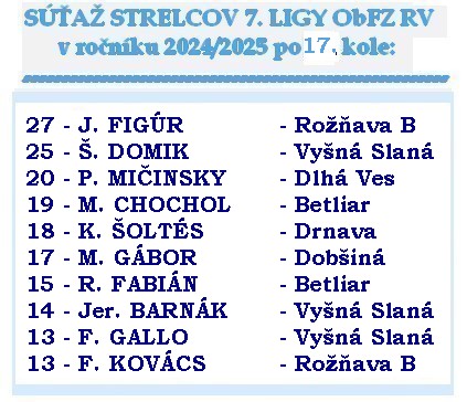 strelci 7 liga 17