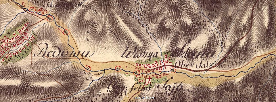 mg Hámre okolie Rejdová prvé voj map 1782 85