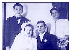 Na zábere z 18. 1 1942 v Budapešti manželia Mária, rod. Kováčová a Ferenc Makai. FOTO: archív LK. 