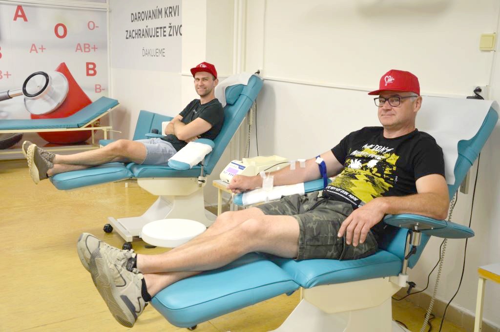 rv ht Darcovia krvi v rožňavskej nemocnici zažili netradičný odber 5