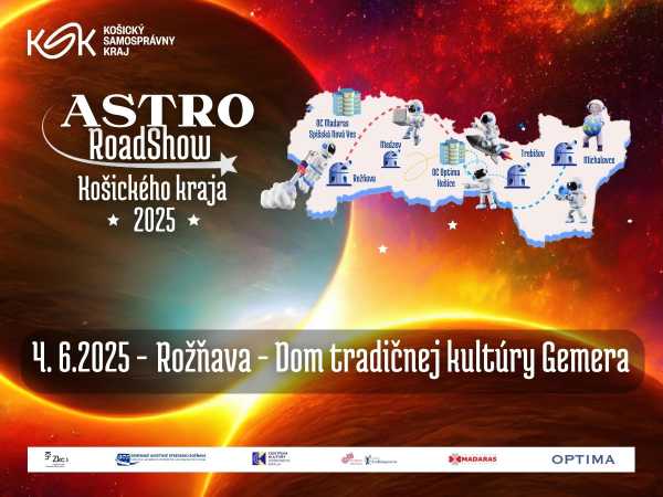 AstroRoadShow sa blíži a začne už 4. júna v Rožňave