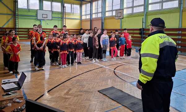 Druhé kolo halovej súťaže PLAMEŇ pre mladých hasičov revúckeho okresu