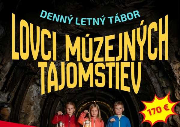Múzejný tábor 2026 Lovci múzejných tajomstiev - Posledné voľné miesta