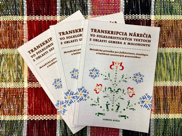 Nová publikácia Gabriela Rožaia: Transkripcia nárečia vo folkloristických textoch z oblasti Gemera a Malohontu