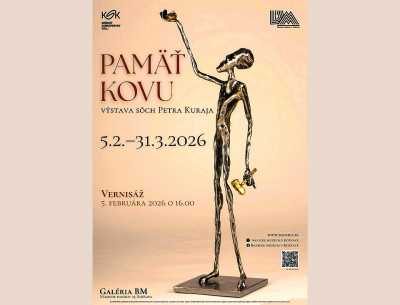Výstava sôch Petra Kuraja Pamäť kovu v Baníckom múzeu v Rožňave