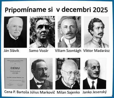 Pripomíname si okrúhle výročia osobností Gemera a Gemera-Malohontu, pripadajúce na december 2025