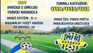 Futbalový Turnaj mládeže 2026 bude pripravený na ihrisku v Nadabule už v sobotu