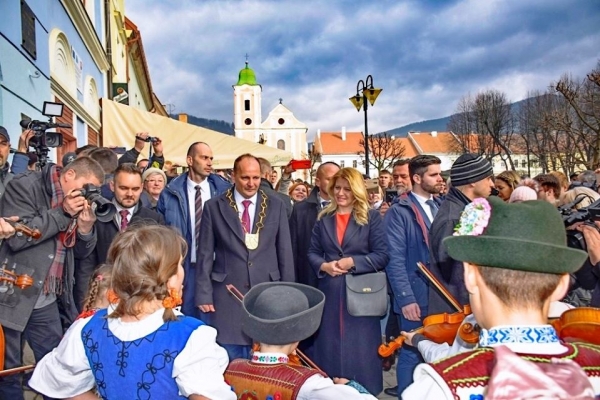 Prezidentka Slovenskej republiky sa zastavila aj v Rožňave