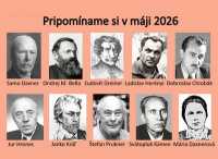 Pripomíname si okrúhle výročia osobností Gemera a Gemera-Malohontu, pripadajúce na máj 2026