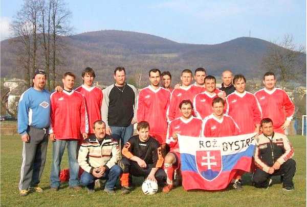 Futbalisti Rožňavského Bystrého v roku 2008