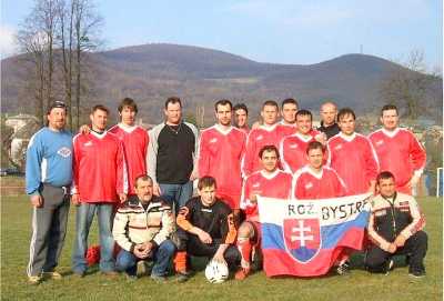 Futbalisti Rožňavského Bystrého v roku 2008