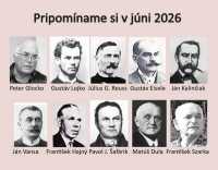 Pripomíname si okrúhle výročia osobností Gemera a Gemera-Malohontu, pripadajúce na jún 2026