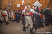 Rodina Struhárová a FS Vepor pripravili v penzióne Na Ráztočnom fašiangové hody