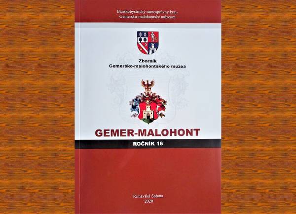 Vydali už 16. ročník zborníka Gemersko-malohontského múzea GEMER-MALOHONT