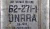 Plátenné vrece s potlačeným nápisom UNRRA - Predmet mesiaca november 2023
