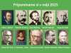 Pripomíname si okrúhle výročia osobností Gemera a Gemera-Malohontu, pripadajúce na máj 2025