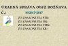 Úradná správa ObFZ Rožňava č. 10/2017-2018