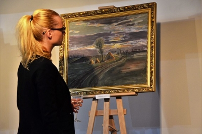 Vernisáž výstavy obrazov Ernesta Hausera Reminiscencie