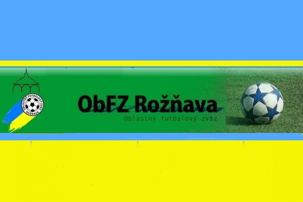 Úradná správa ObFZ Rožňava č. 13/2016-2017