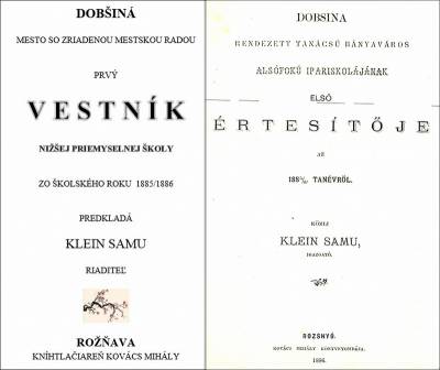 Zo starších dejín školstva v Dobšinej (2)