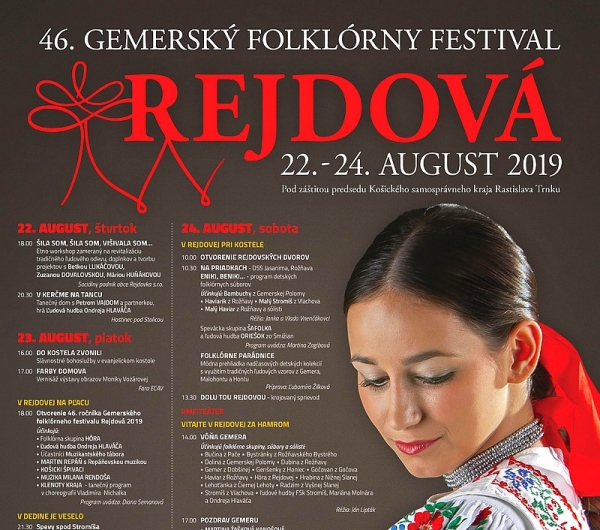 Folkloristi sa zídu v Rejdovej na Gemerskom folklórnom festivale po štyridsiatyšiestykrát