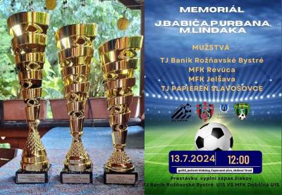 Víťazom Memoriálu Jána Babiča, Petra Urbana a Miroslava Lindáka v Rožňavskom Bystrom sa stali futbalisti MFK Revúca