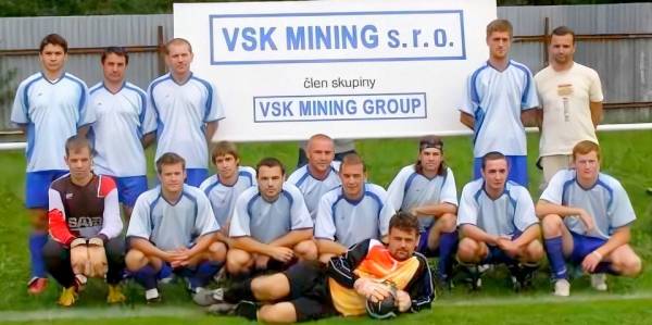 Mužstvo Družstevník Gemerská Poloma v sezóne 2007 / 2008.