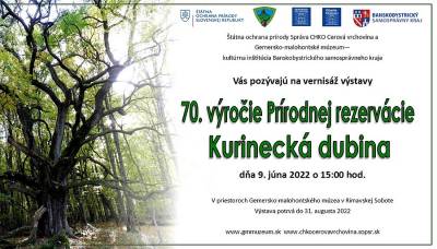 70. výročie Prírodnej rezervácie Kurinecká dubina