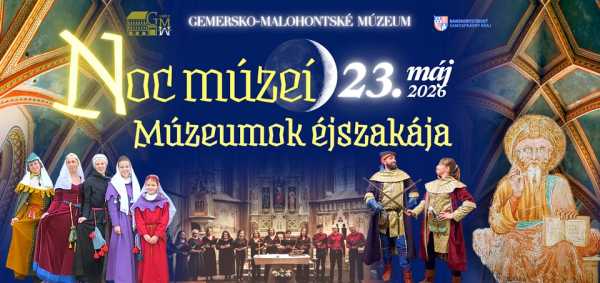 Noc múzeí a galérií 2026 v Gemersko-malohontskom múzeu