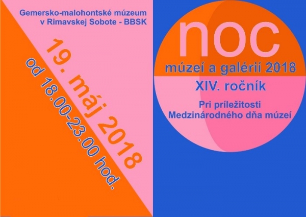 Noc múzeí a galérií 2018 v Gemersko-malohontskom múzeu v Rimavskej Sobote